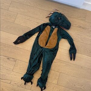Kids Dinosaur Costume - Green and Brown
